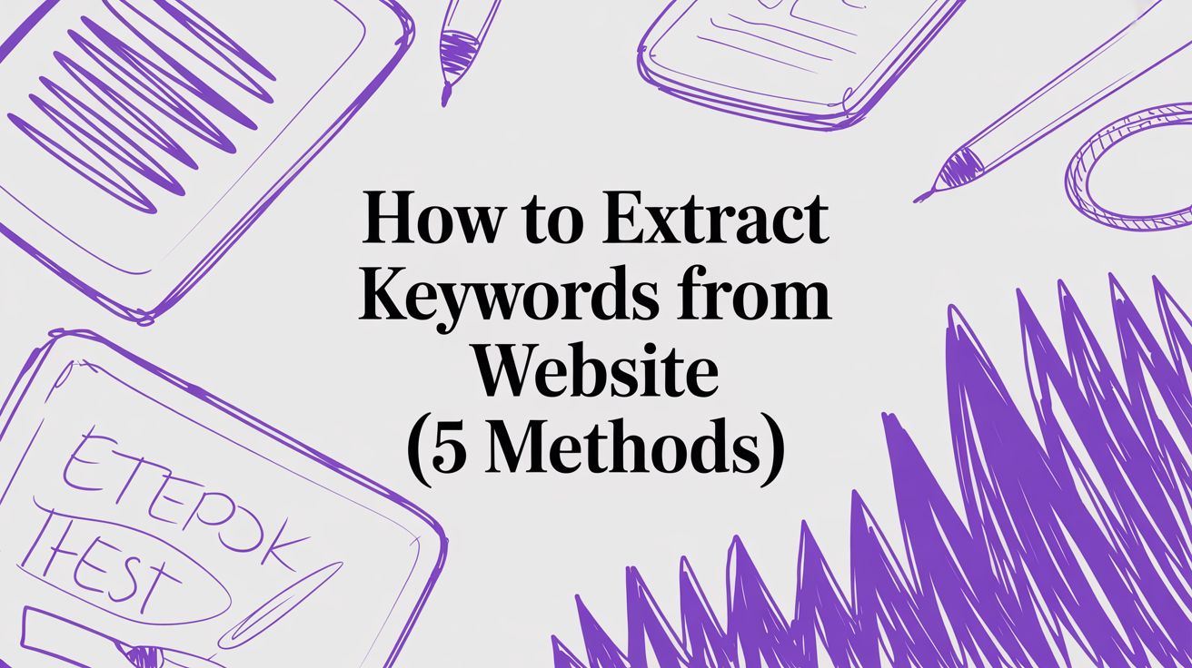 How to extract keywords from website (5 Methods)