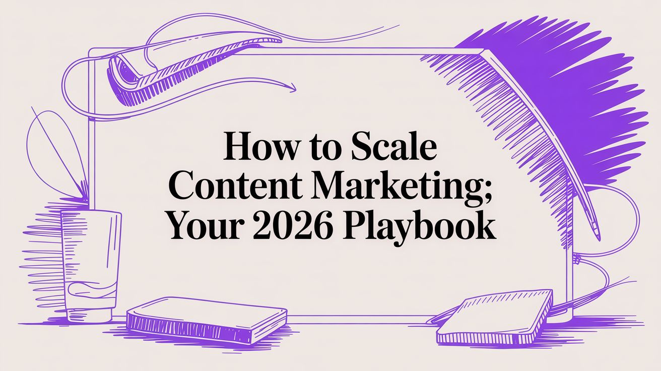 How to Scale Content Marketing: Your 2026 Playbook