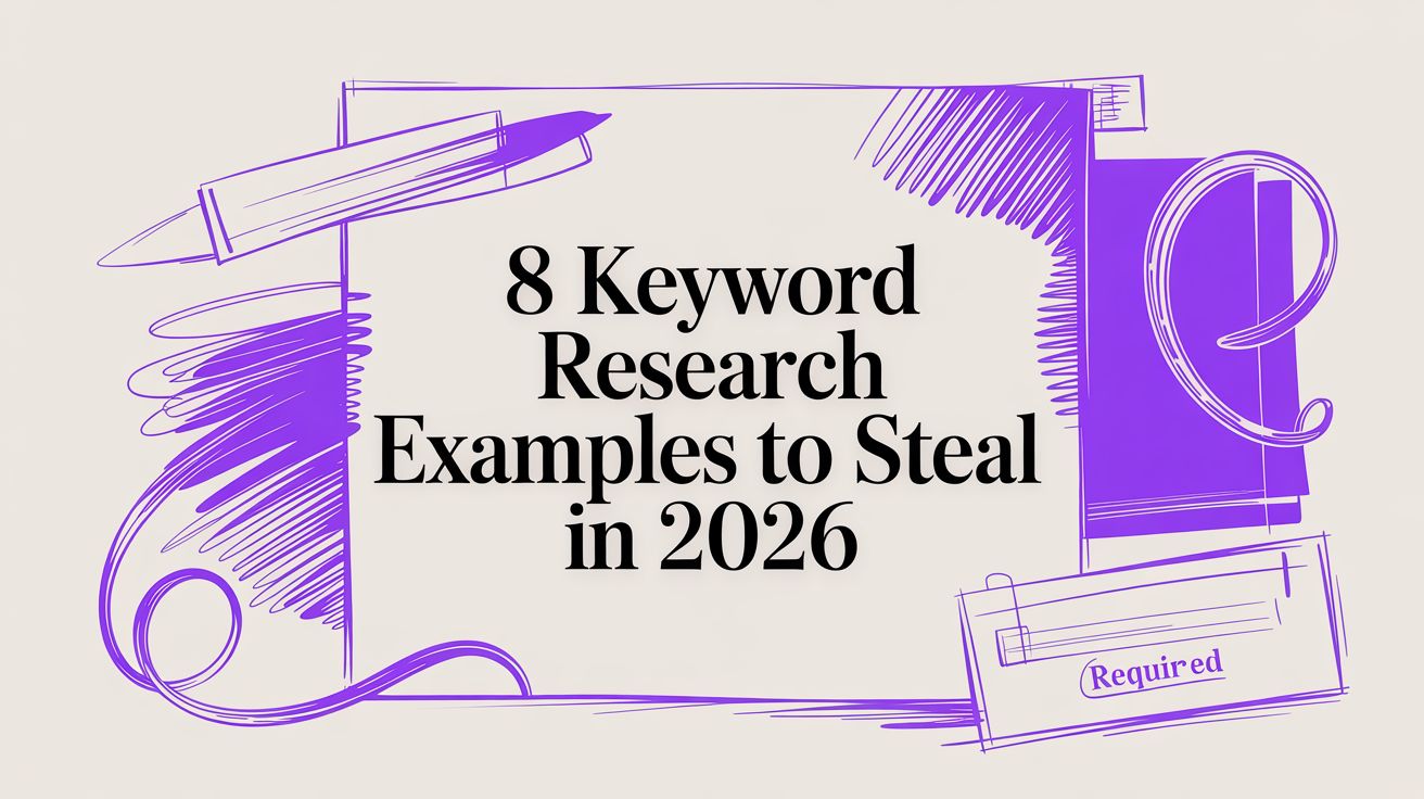 8 Keyword Research Examples to Steal in 2026