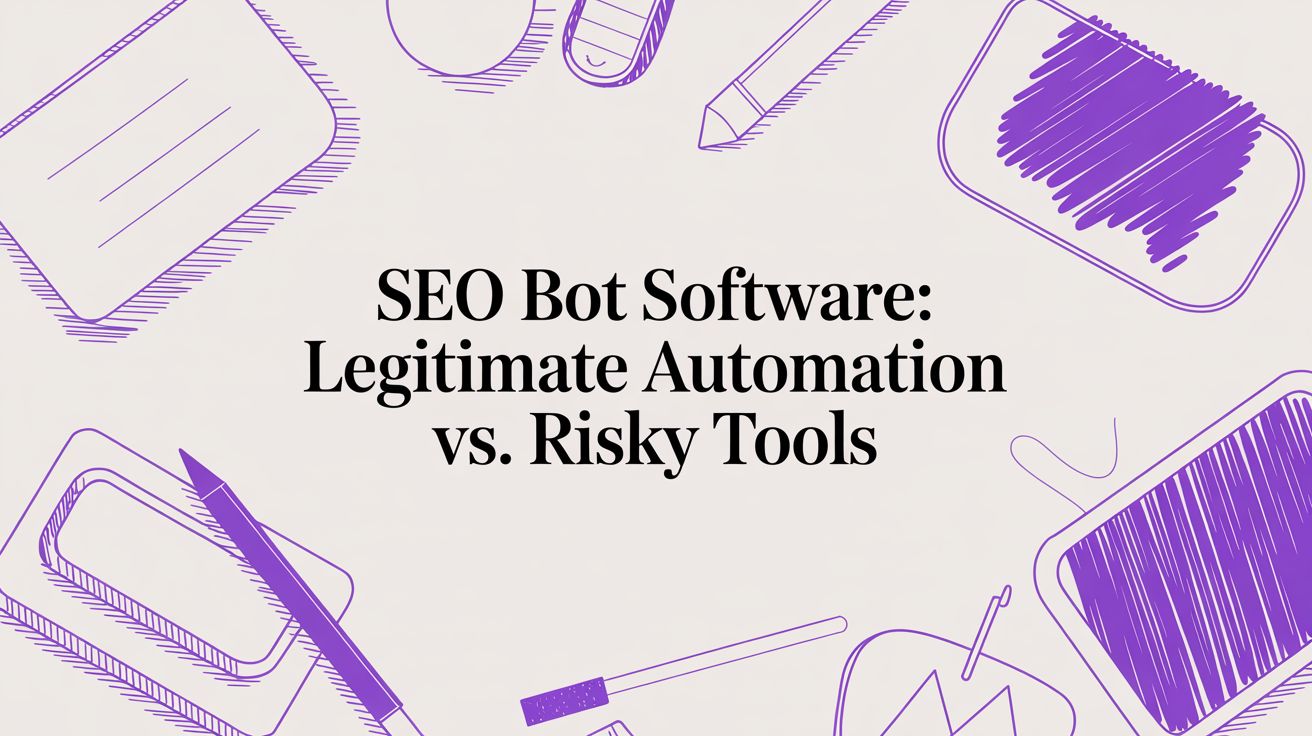 SEO Bot Software: Legitimate Automation vs. Risky Tools