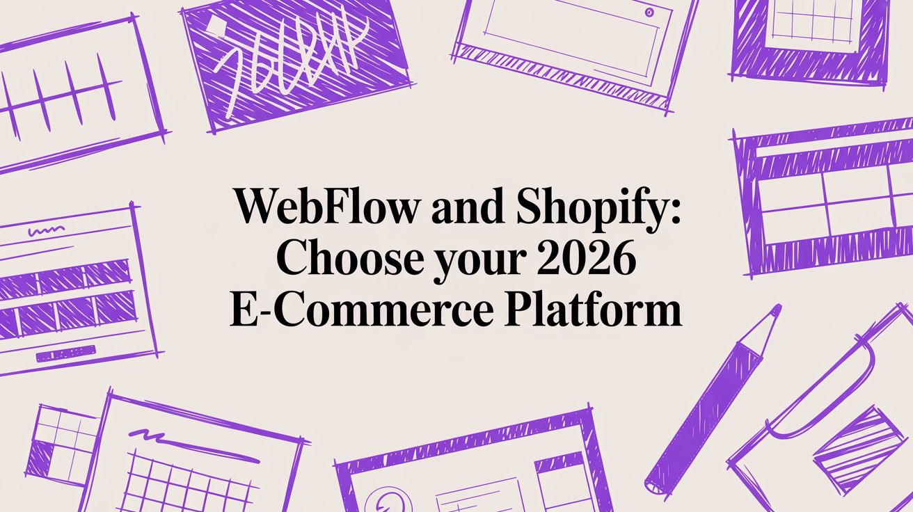 Webflow and Shopify: Choose Your 2026 E-commerce Platform